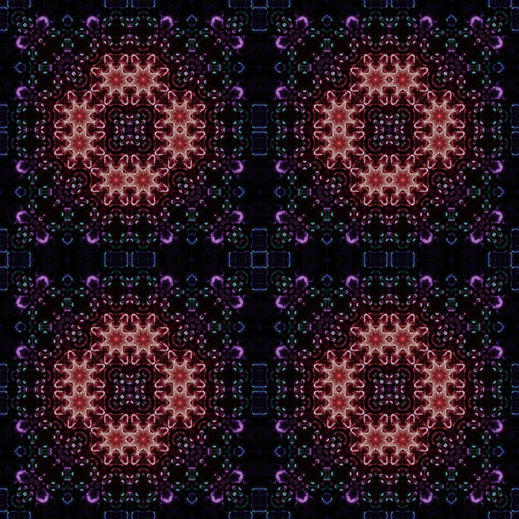 Campione di pattern modulare ricamato